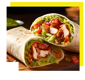Chicken Dipper Wrap Single